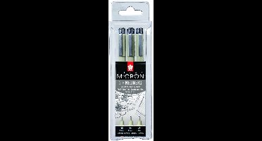 Fineliner sakura pigma micron zwart | 6 stuks