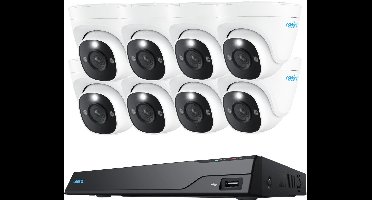 Reolink NVS16-8MD8, slimme 8 MP PoE beveiligingsset met persoons- en voertuigdetectie