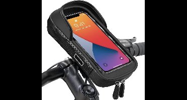Fiets Telefoonhouder Waterdicht Fietsstuurtas - Fietshouder Smartphone Touchscreen Fietstelefoonhouder Stuurtas Fietstas Stuur 360° Rotatie Regenhoes Opslagruimte voor Telefoon tot 7 inch
