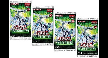 Yu-Gi-Oh!, Set van 4 Nexus Duelist speelkaarten Boosters, Veelkleurig