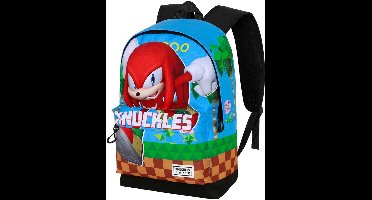 Karactermania - Sonic The Hedgehog - SEGA Knuckles Run HS FAN 2.2 Rugzak - Handbagage Backpack met trolley bevestiging - Rugtas