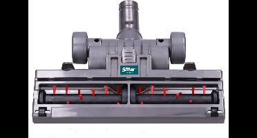 Sillar, borstel voor stofzuiger, met wieltjes, met beweegbare bevestiging, nylon borstelharen, vervangingsonderdeel, geschikt voor DYSON DC19T2, DC23, DC23T2, DC29, DC32