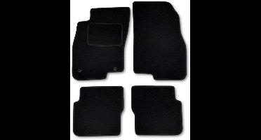 Mattastic® Automat - 4 Delig - Perfecte Pasvorm - Complete Set - Zwart - Geschikt voor Fiat Punto Evo (2009-2012)