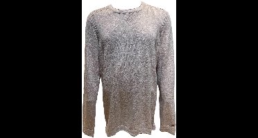 CAST IRON CREWNECK LINEN TRUI - MAAT XXL