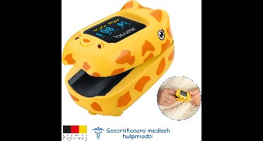 Beurer PO 13 Kids Pulse Oximeter – Zuurstofmeter & Hartslagmeter voor Kinderen – Snelle Pijnloze Meting – Compact & Licht – Medisch Gecertificeerd – Met Kleurendisplay, Polsband & Tas – 5 Jaar Garantie