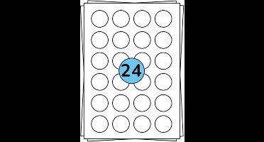 A4 Stickervellen Geschikt voor pakketten en brieven | 210 mm x 148 mm | Wit - 4 Stickers per Vel - 100 stuks per verpakking - Papier - Zelfklevend - Geschikt voor: Inkjet- en laserprinters