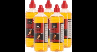Fancy Flames Bio Aanmaakgel - 5x - 1 liter - aanmaak gel - vuurstarter - BBQ accessoires