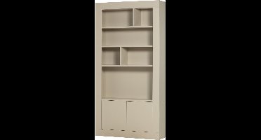 vtwonen Wallcover Wandkast - Grenen Hout - Dust/Grijs - 229x117x31