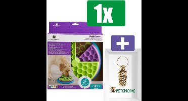 Nina Ottosson Hondenspel Lickin’layers - Inclusief PetsHome Goudkleurige Adreskoker