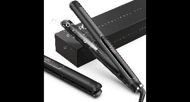 IBETTERTEC Keramische 3-in-1 Haarglätter & Krultang met LCD Display - Snelopwarmend (10s), 100-230°C Instelbaar - Compact Stylinggereedschap voor Glad, Krullend & Golvend Haar