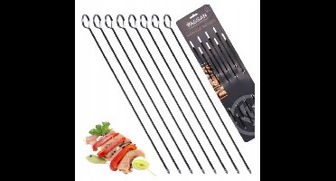 Koopman - Barbecue Set - 31,5 cm - 8 Stuks - Metaalkleur