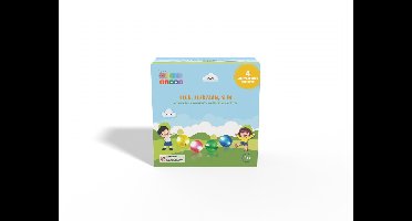 Gladi 4-delige Knikkerbaan Balletjes Lichtgevend - Magnetisch Speelgoed Knikkerbaan - Magnetic Tiles - STEM Speelgoed voor 3 t/m 12 Jaar - Magnetische Tegels - Magnetische Bouwstenen - Educatief Speelgoed - Speelgoed Cadeau