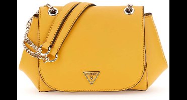 GUESS schoudertas Talent Convertible Xbody Flap Bag Marigold mosterdgeel