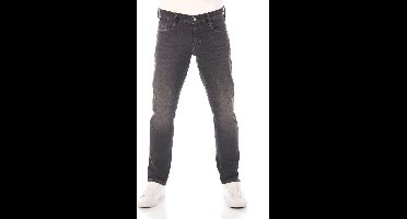 Mustang Heren Jeans Broeken Oregon tapered Fit Zwart Volwassenen