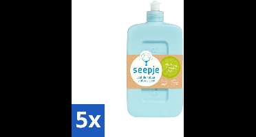 Seepje - Afwasmiddel - Milieuvriendelijk - Tintelfrisse Limoen Geur - 500 ml - Bulkverpakking - 5 stuks