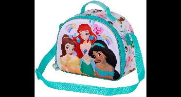 Karactermania - Disney - Princess Rainbows-3D - Thermische Lunchtas - Snack - Turquois