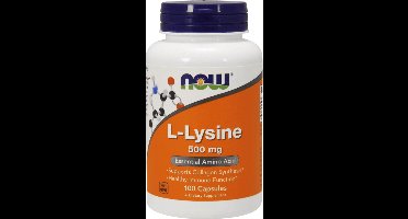 Now Foods - L-Lysine 500 mg - Aminozuren - 100 Capsules