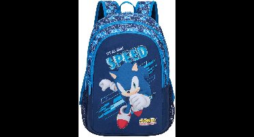 Sonic the Hedgehog - Rugzak - 44 cm - 3 vakken - Grote rugzak - Laptop vak/ Tablet vak - a4 map formaat - High Quality