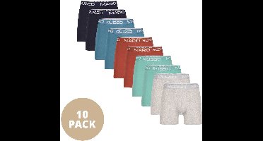 Mario Russo Boxershorts - Boxershort heren - Onderbroeken heren - 10-pack - XL - Color Mix