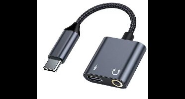 Beline Adapter Usb-C Naar Jack 3,5 Mm Voor Telefoons Tablets 60W