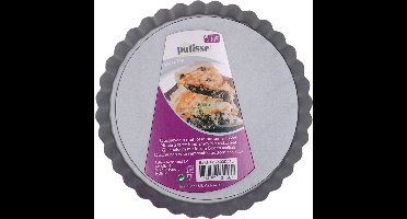 Patisse Quichevorm met Losse Bodem 15 cm Zilver