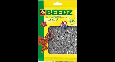 SES Creative - Beedz - Grijs - Strijkkralen - 1000 Stuks - PVC Vrij - Vanaf 5 Jaar