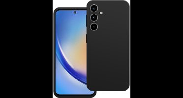 Just in Case hoesje geschikt voor Samsung Galaxy A35 Hoesje - Color Backcover - Zwart