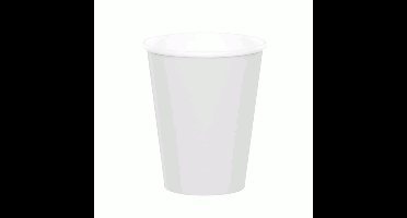 Daily Style – Kartonnen Bekers – Wit – 20 stuks