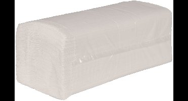 MAUL Gevouwen papieren handdoek 2 laags Pulp 3000 vellen 24 x 22 cm wit