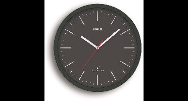 MAULjump Wandklok 30RC incl. batterij - zwart - 1 stuk - Ø 31 x 4.2 cm - MAUL