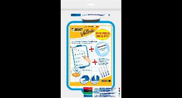 BIC Velleda Whiteboard - 19 x 26 cm + 5 markers