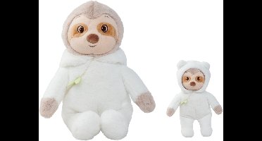 Simba Toys Plush - Knuffel luiaard in onesie zittend - 21cm
