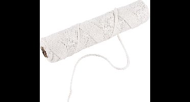 Lont voor stearine, Geschikt voor gegoten kaarsen met een diameter van 50-70 mm, 100 gr, 80 m/ 1 rol