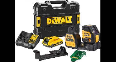 DeWALT DCE088D1G18 Kruislijnlaser groen 12V/18V XR 2.0Ah in TSTAK
