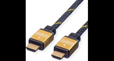 ROLINE GOLD HDMI HighSpeed Kabel met Ethernet, M-M, 2 m