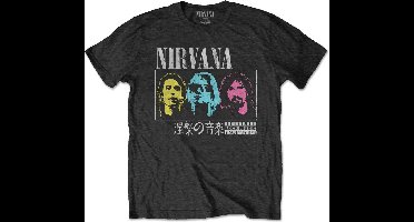 Nirvana - Japan! Heren T-shirt - XL - Zwart
