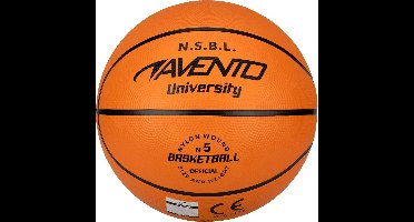 Avento Basketbal Maat 5 - Junior Squad - Oranje/Zwart