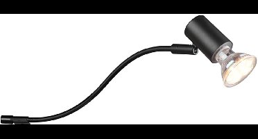 TRIO Leuchten Giada - Wandlamp - IP44 - GU10 - Mat Zwart