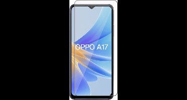 Screenprotector geschikt voor Oppo A17 - Gehard Glas Screen Protector GlassGuard