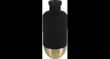 Countryfield Bloemenvaas Mystik - Glas - zwart/goud - D14 x H31 cm