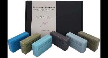 Soap bar cadeauset savon de marseille zeep Fleur de lys, Lui, Marine, Opium, Huile d'argan, Huile d'olive - papa - vaderdag - valentijn cadeautje voor hem