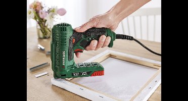 PARKSIDE® Tacker Nietpistool en nagelpistool »PHET 15 C2« 400 nietjes van 10 mm, 100 nagels van 14 mm