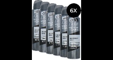 Dove Men + Care Invisible Dry Deodorant Spray - 150 ml (set van 6)