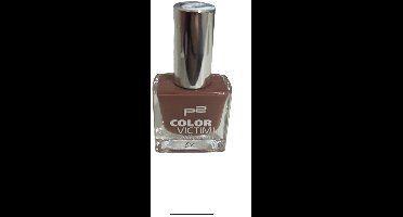 P2 Cosmetics EU Clolor Victim nagellak 330 Find My Match 8ml bruin