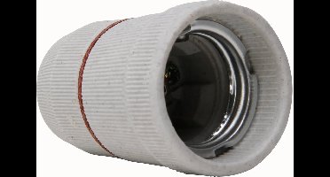 KOPP lampfitting - E27 - Porselein - Trekontlasting - Grijs