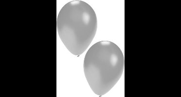 Ballon 50 x zilver nr 12
