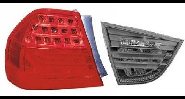 BMW 3 serie E90/ E91, 2008 - 2012 - achterlicht, Sedan, buiten, incl fittingdeel, links