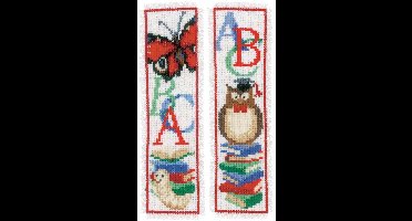 Bladwijzer kit Boekenwurm set van 2 - Vervaco - PN-0173641