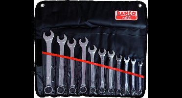 Bahco 111Z/11T Ring-steeksleutelset 11-delig Sleutelbreedte (metrisch) 8 - 76 mm Sleutelbreedte (inch) 1/2 - 15/16