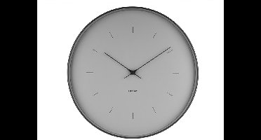 Karlsson Wandklok Butterfly Hands - Grijs - Large - Ø37,5cm